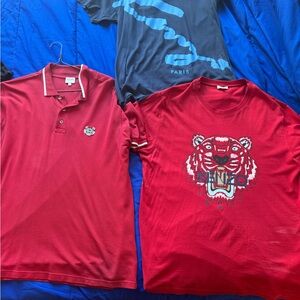 KENZO T SHIRTS SIZE XL 3 shirts